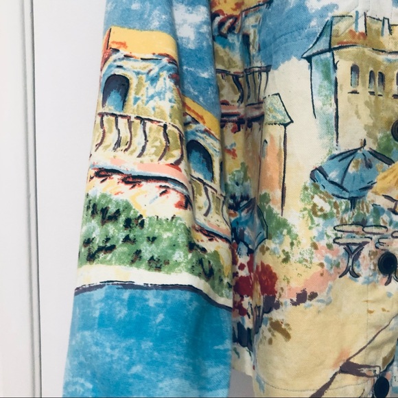 ARTSCAPES WOMEN’S PAINTED DENIN JACKET.SIZE SMALL - Picture 8 of 10